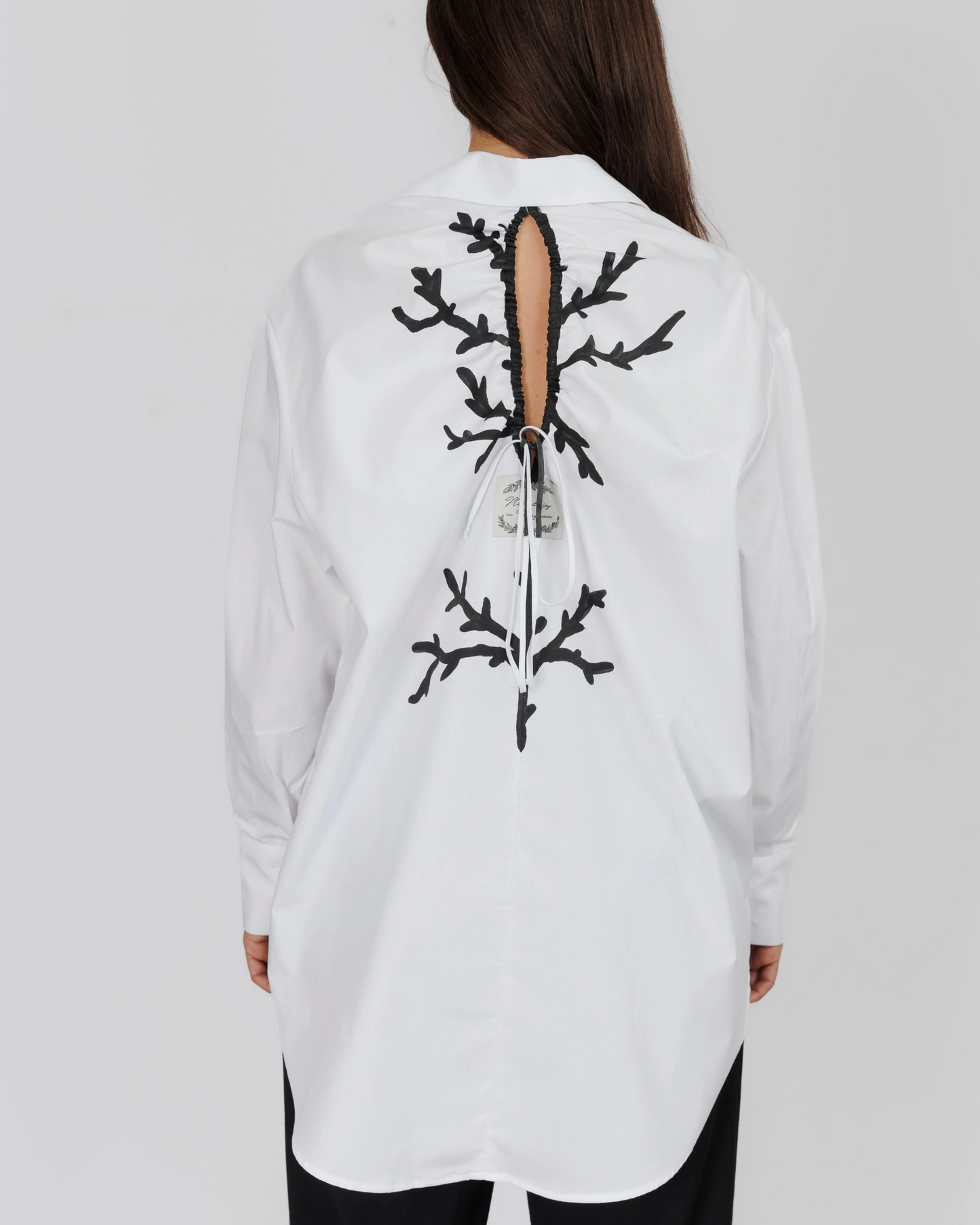 Cămașă damă open back "Breathing Branches"