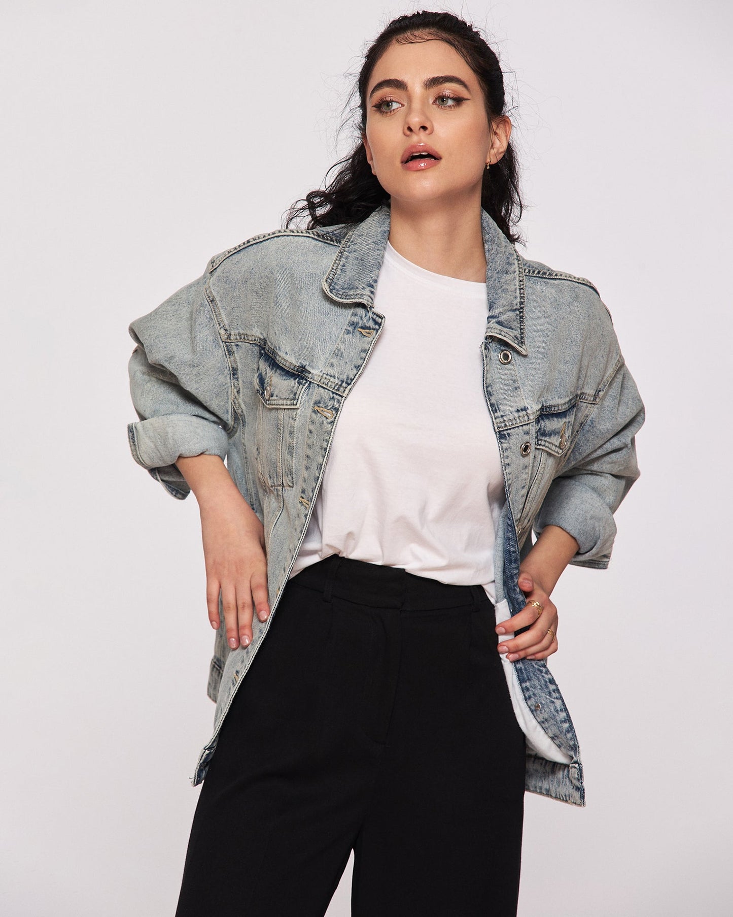 "Look at the stars" denim jacket