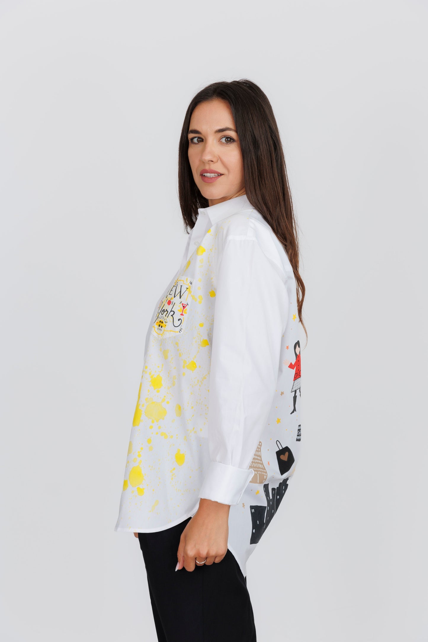 Cămașă damă oversized "Iconic New York"