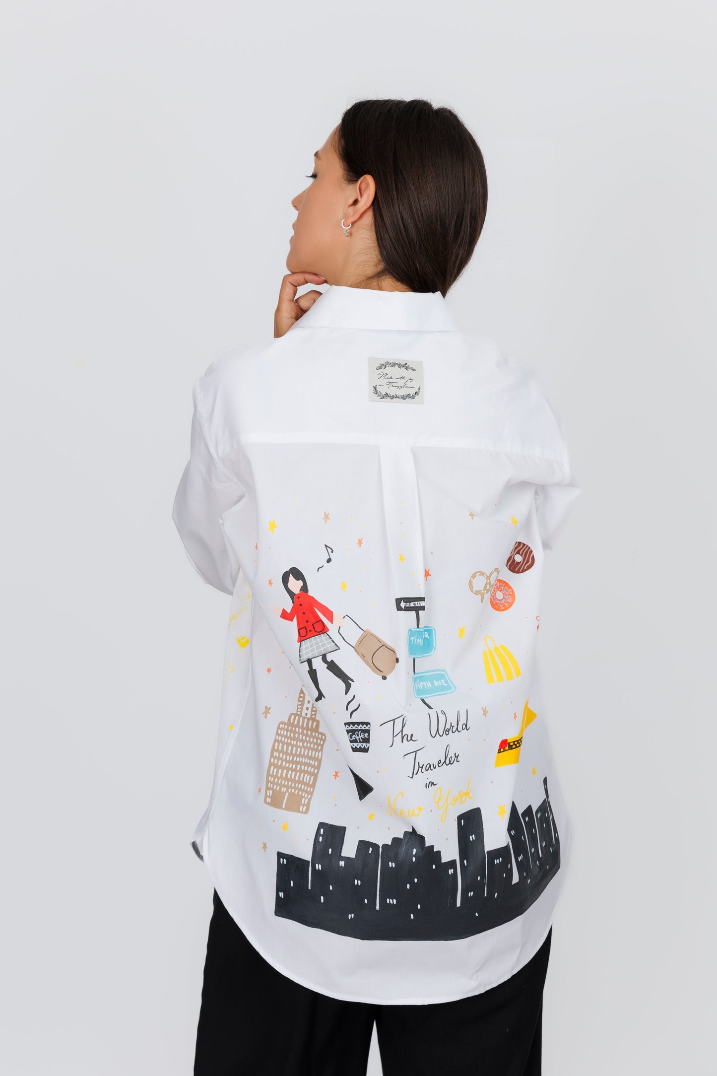 Cămașă damă oversized "Iconic New York"