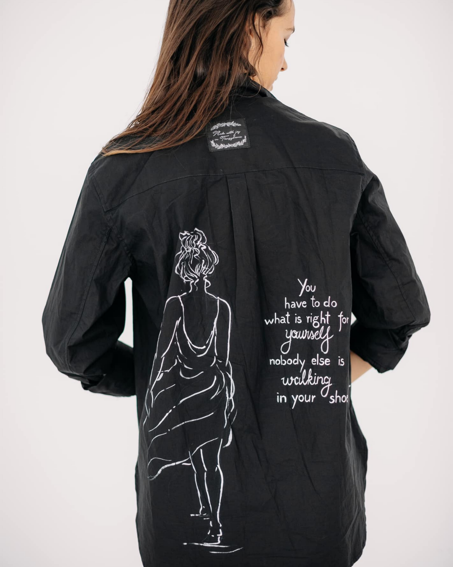Cămașă damă oversized "You do you"