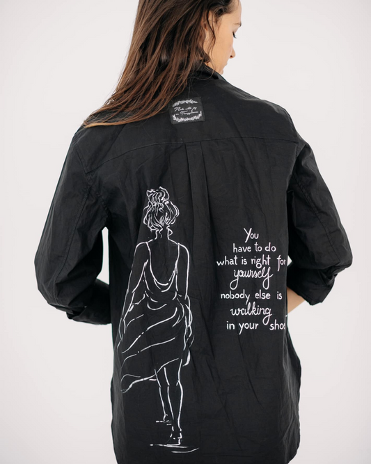 Cămașă damă oversized "You do you"