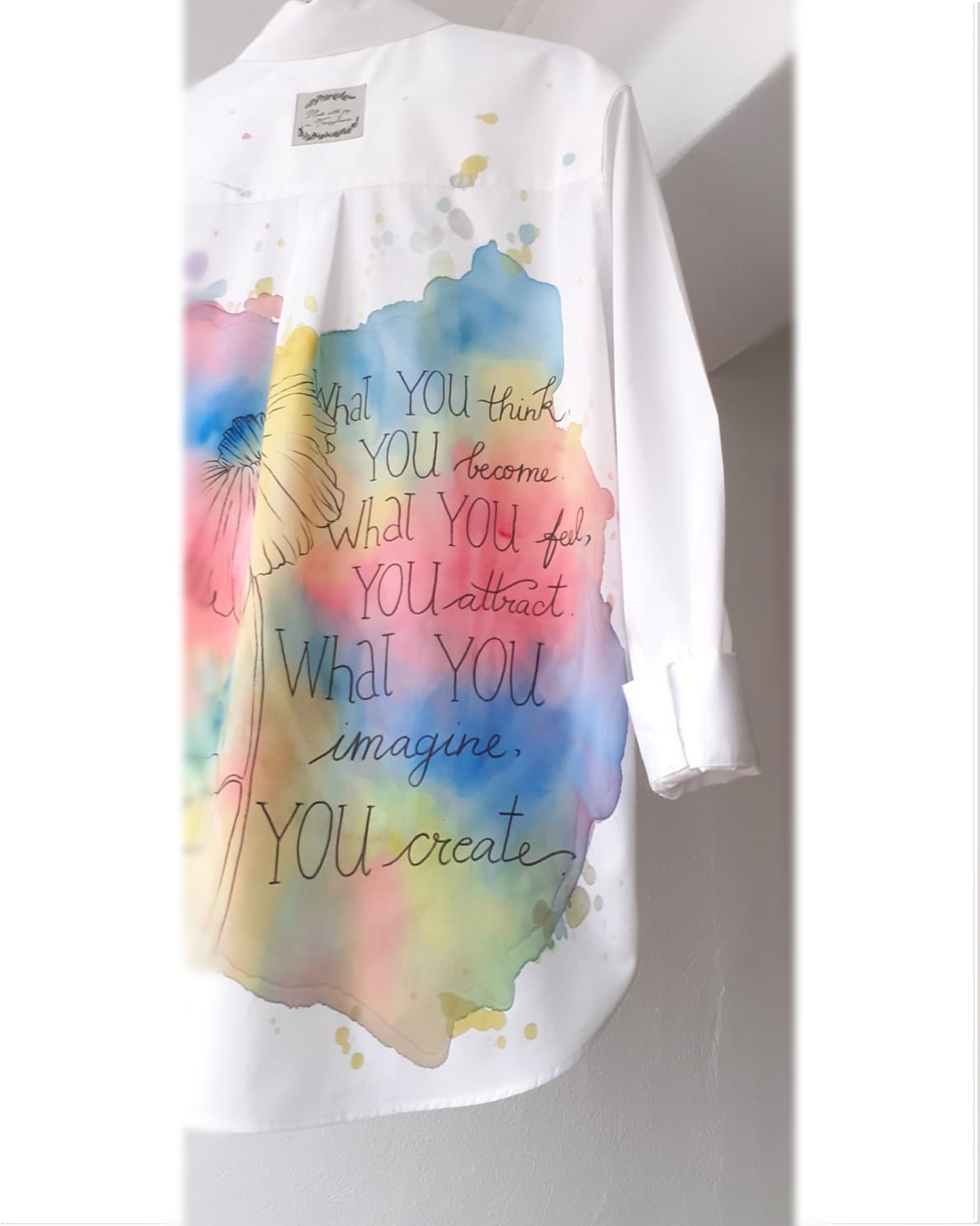 "Creation" hand painted shirt