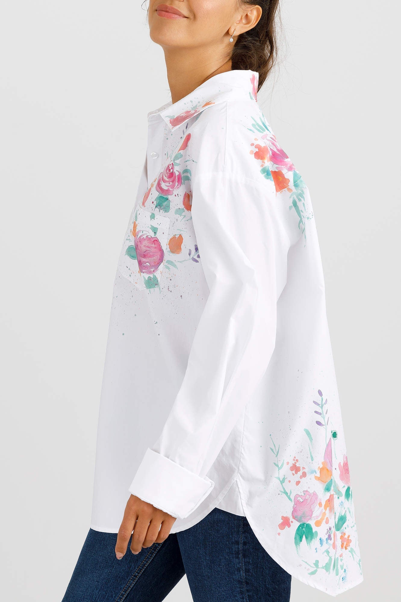 Women's open back shirt "Joy"