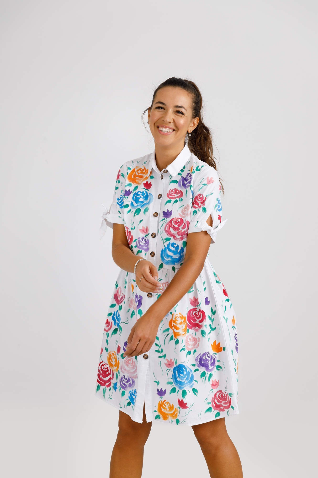 Women's open back shirt "Joy"