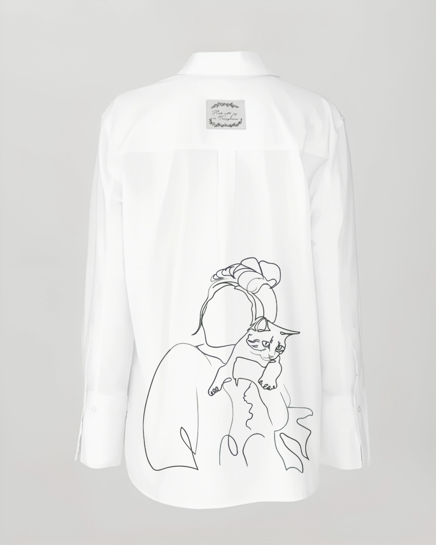 Cămașă damă oversized "Furry friend"