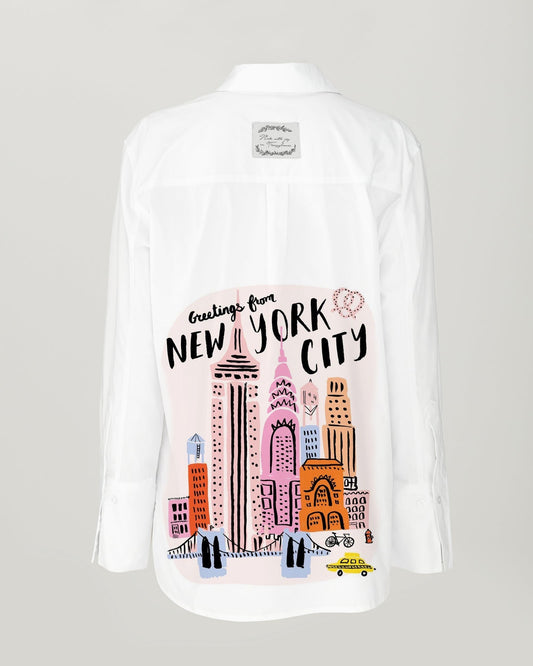 Cămașă pictată manual "Souvenir"