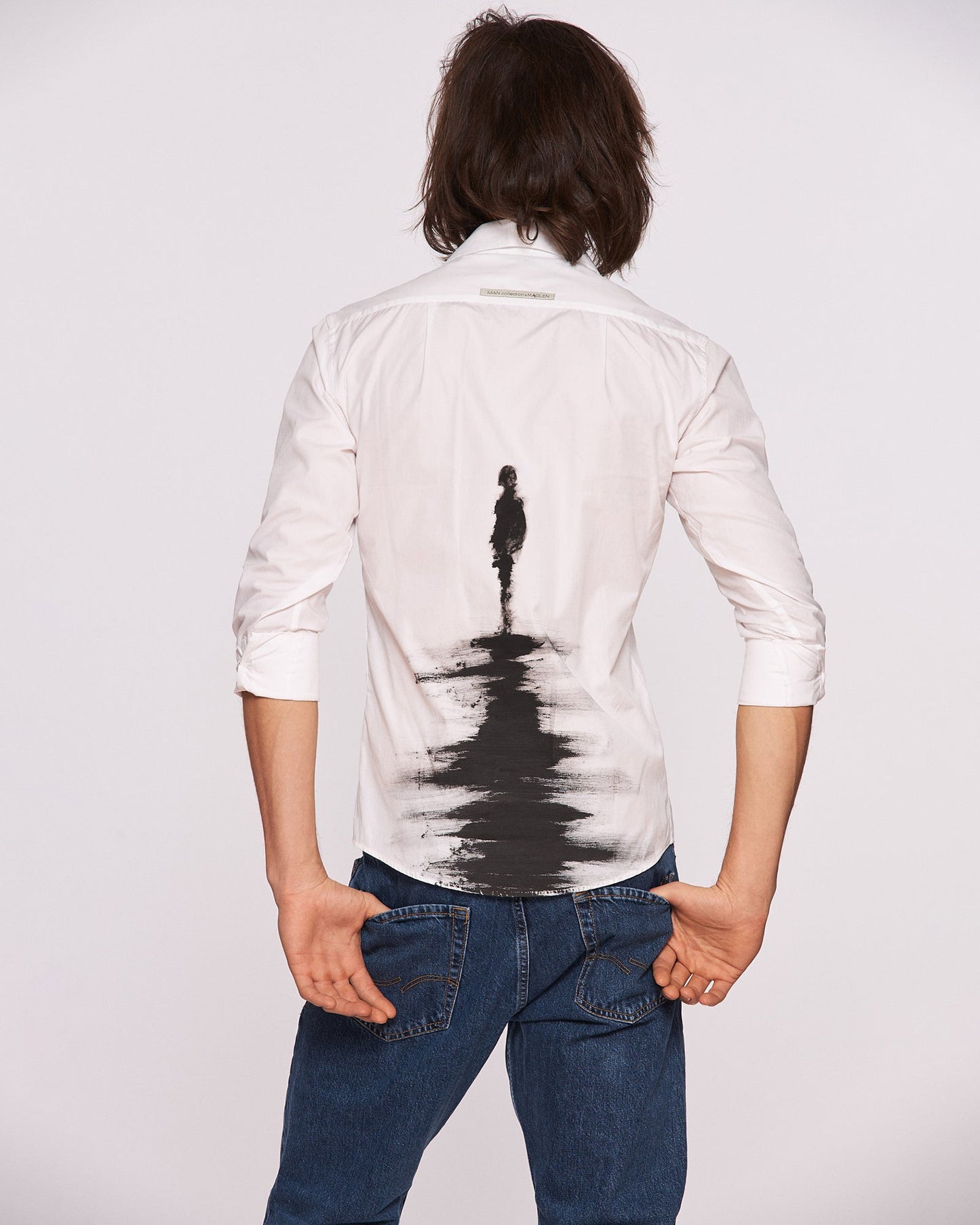 Cămașă bărbați pictată manual ’’Shadow’’