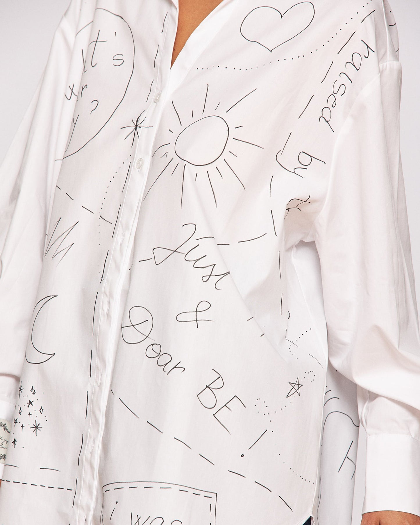 Women's open back shirt "What's your story?"