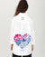 Hand painted shirt "Flowers of love"