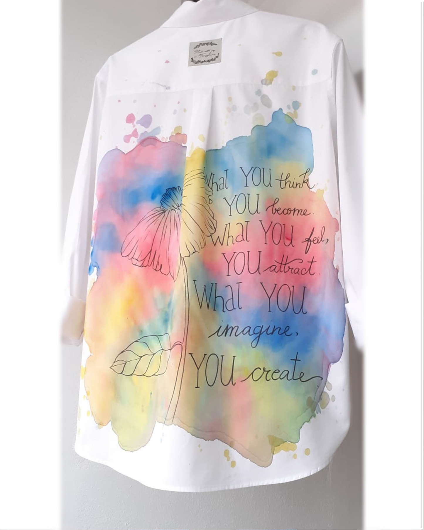 "Creation" hand painted shirt