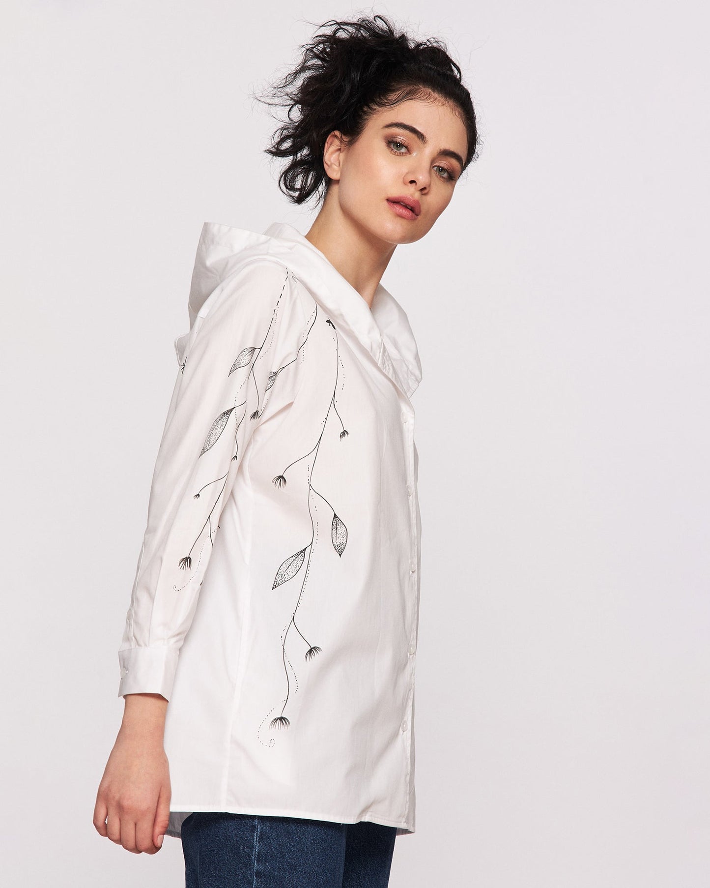 Cămașă damă cu glugă "Magic Thoughts"