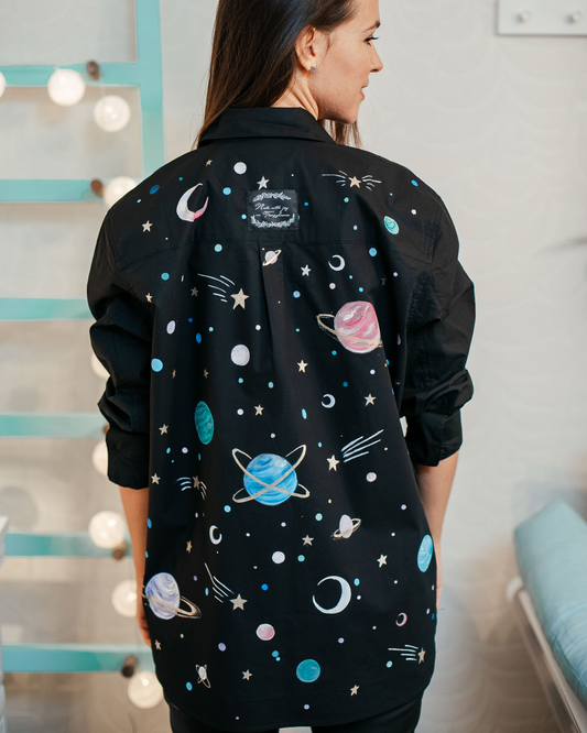 Cămașă damă oversized "Stay in your magic"