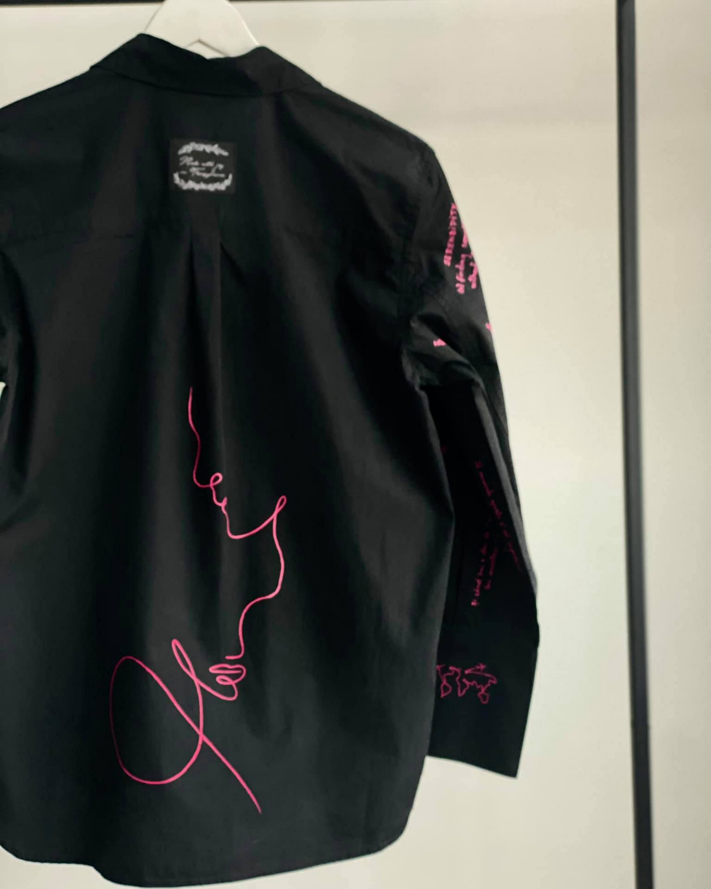 Cămașă damă oversized "Pink dreams"