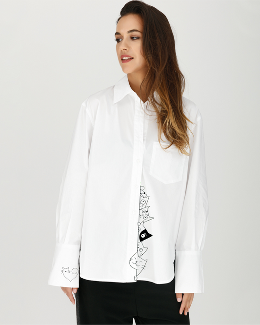 Cămașă damă oversized "Special little one"