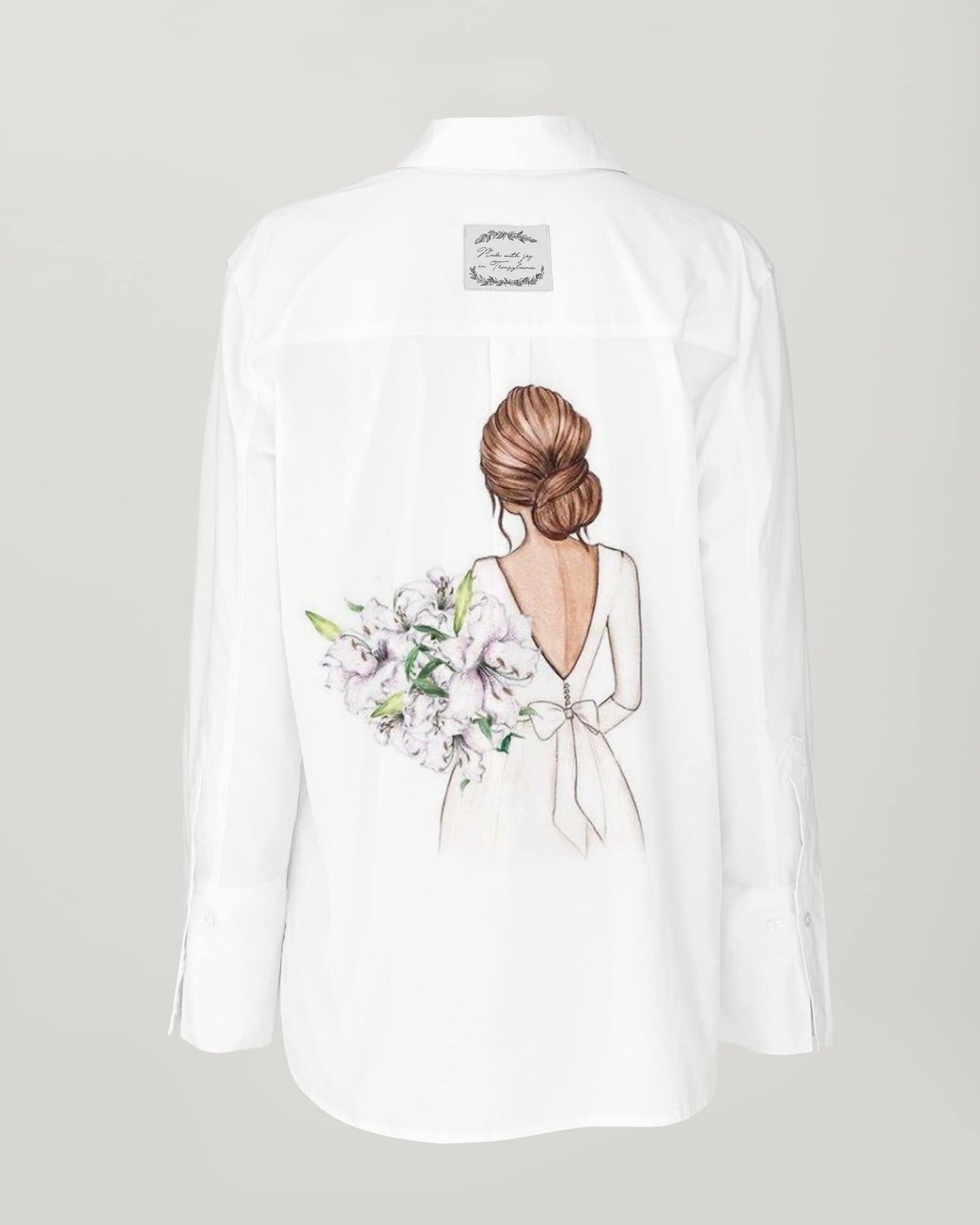 Women's open back shirt "Joy"