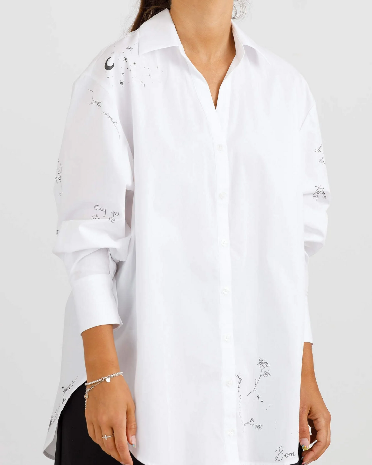 Women's open back shirt "Joy"