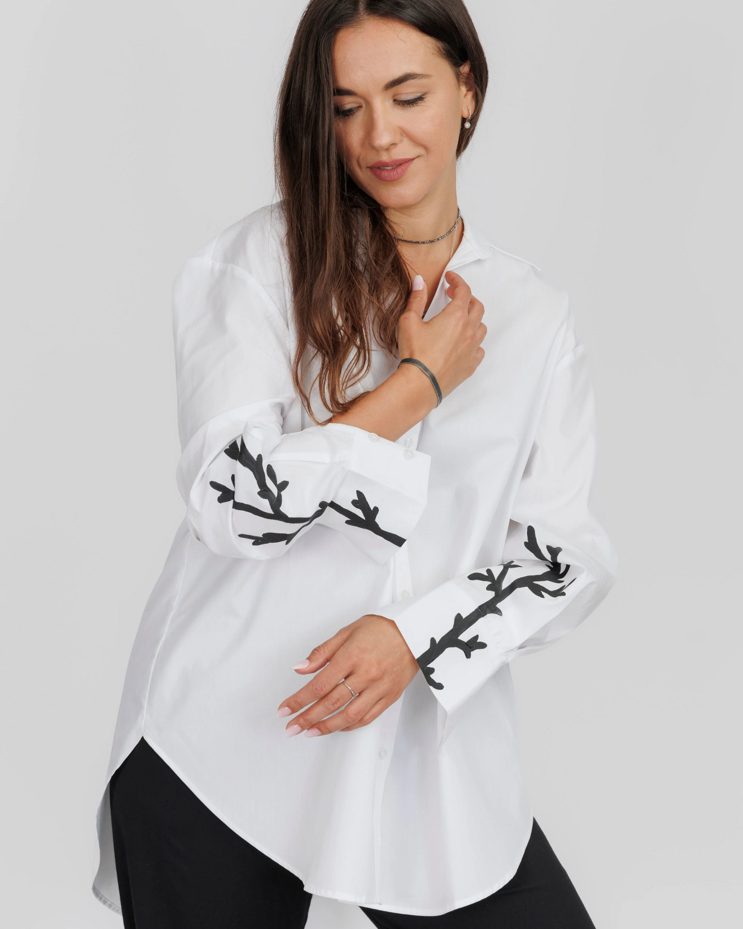 Cămașă damă open back "Breathing Branches"