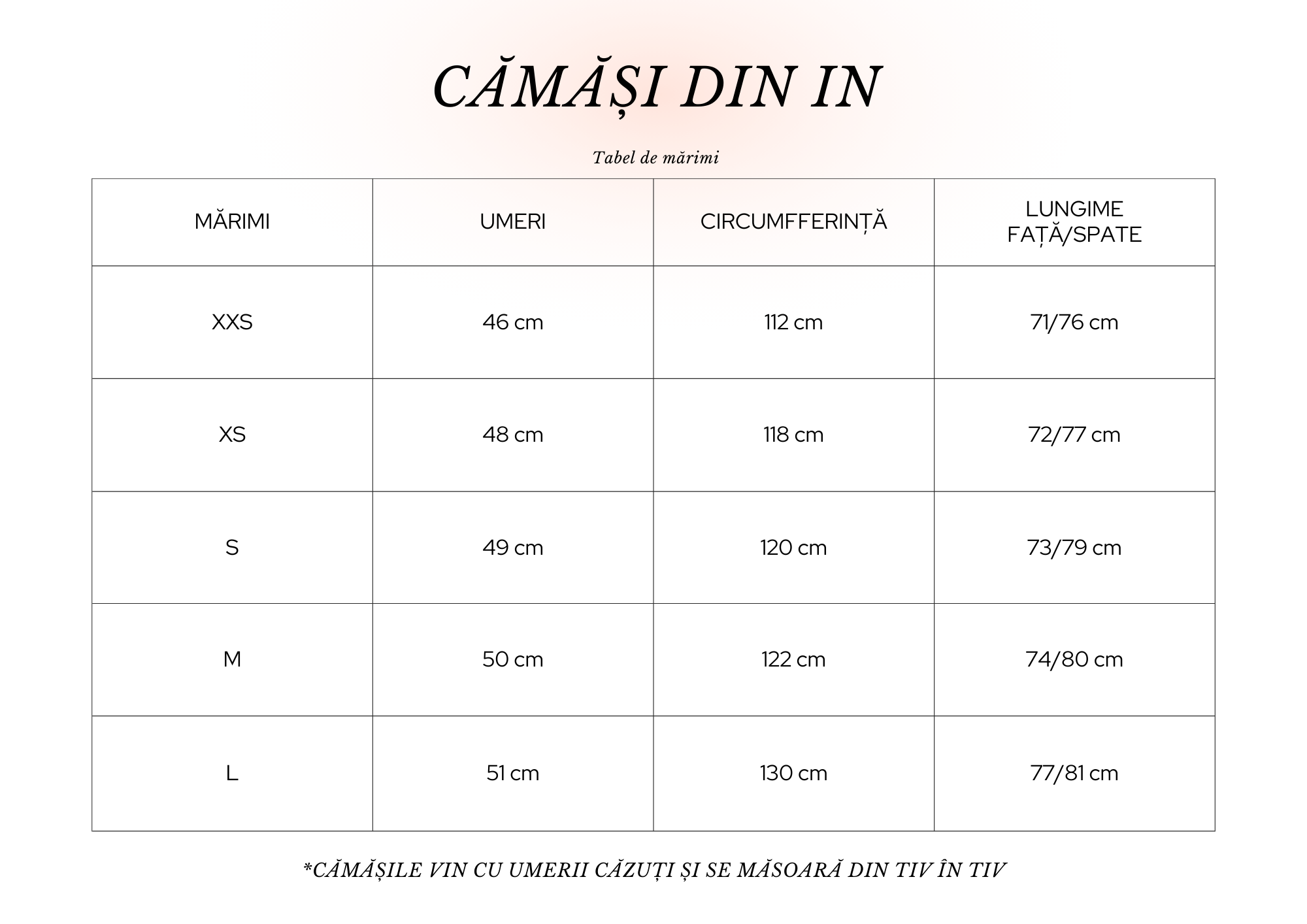 Cămașă din in damă ”Endless feelings”