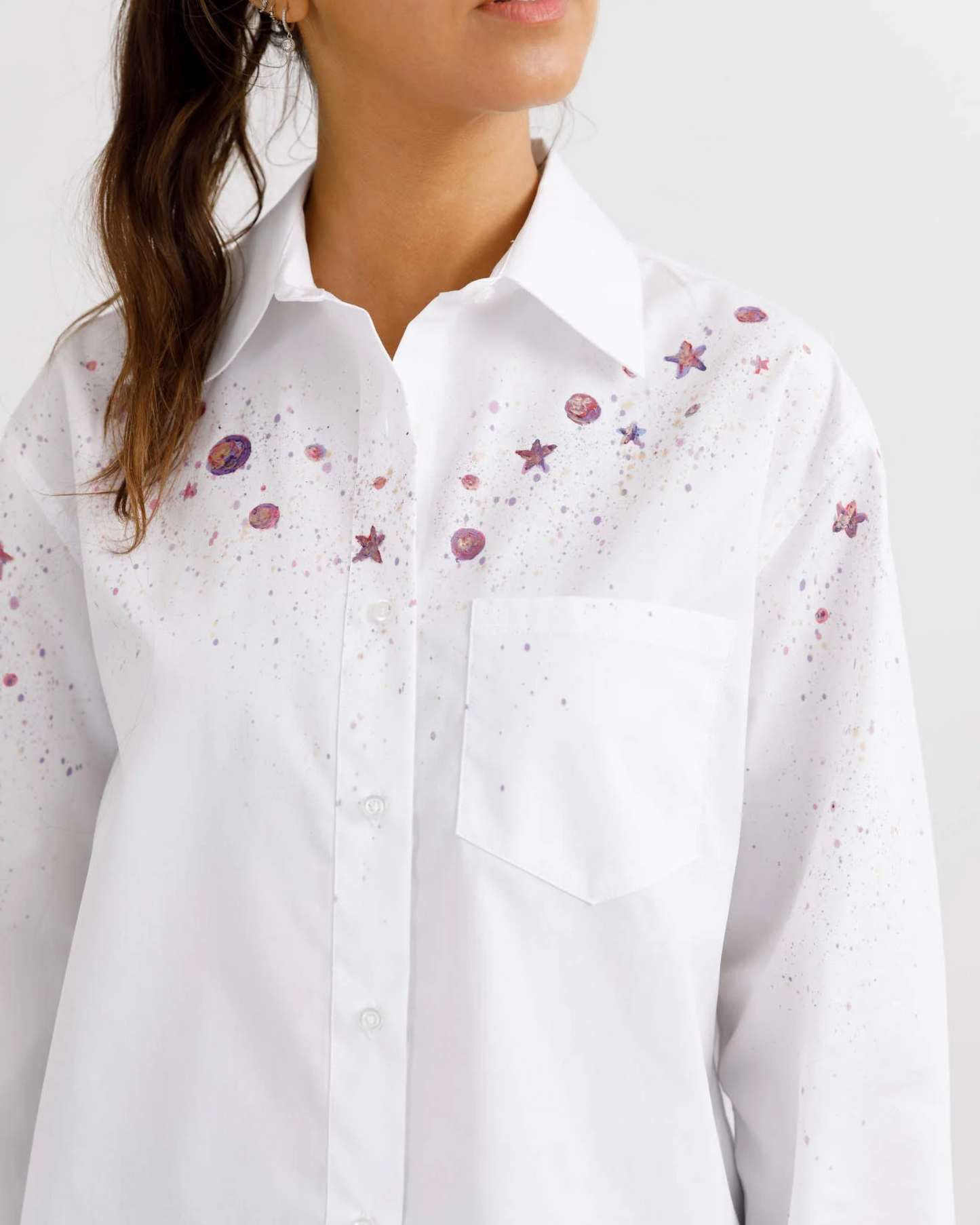 Women's open back shirt "Joy"