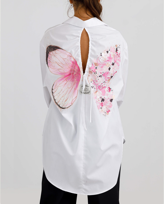 Women's open back shirt "Joy"