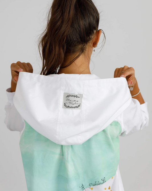 Women's open back shirt "Joy"