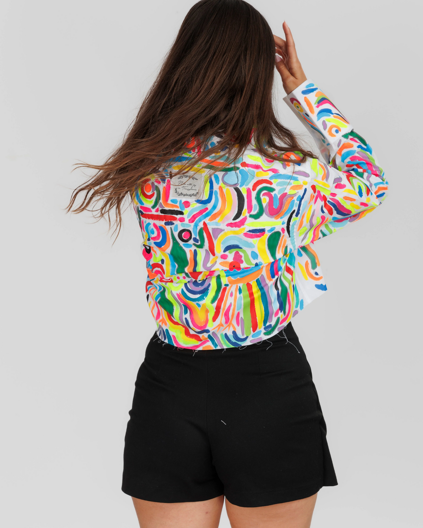 Cămașă damă croptop ''Holiday mood"