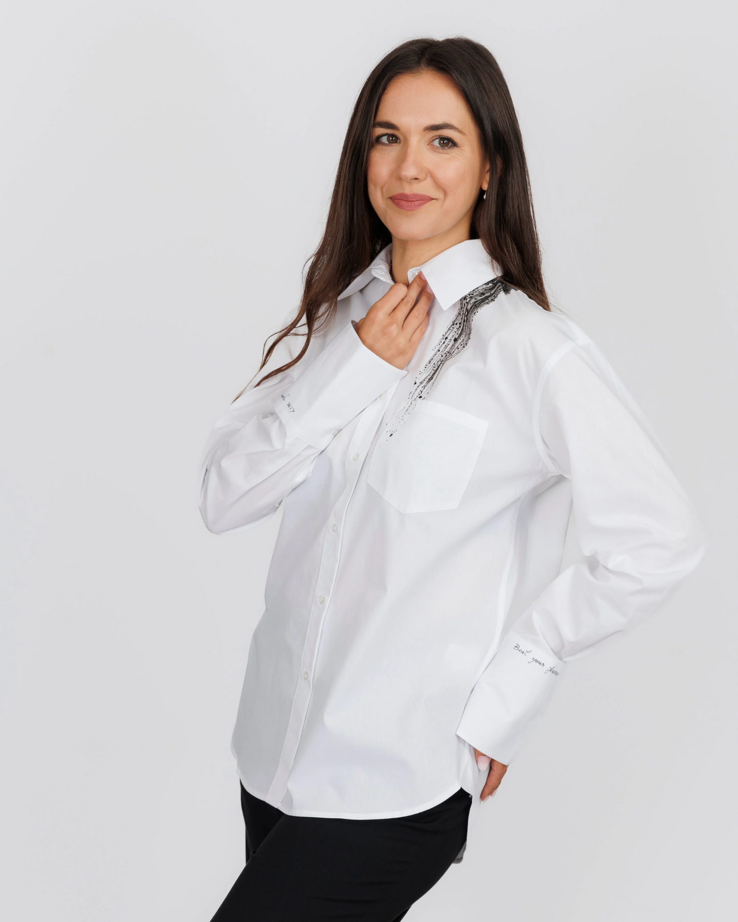 Cămașă damă oversized "Iconic Ironic"