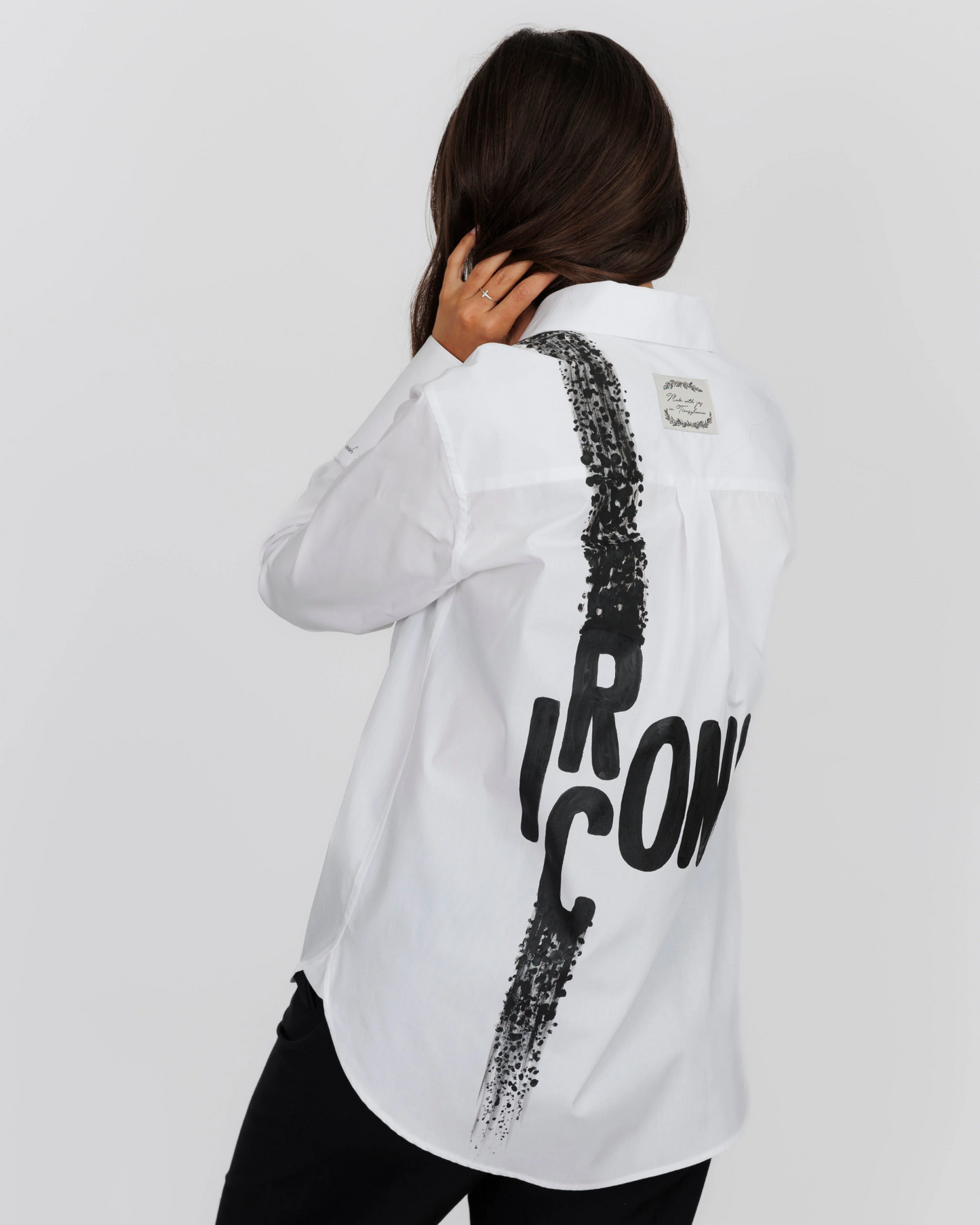 Cămașă damă oversized "Iconic Ironic"