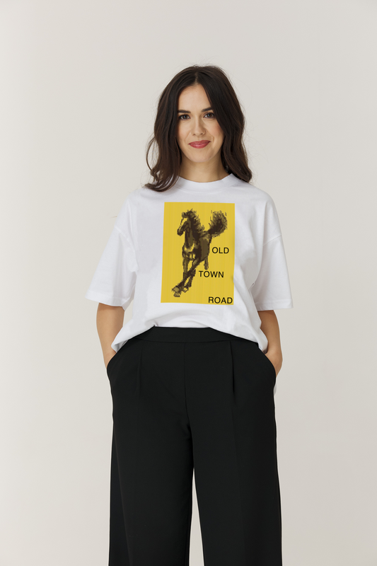 Tricou damă premium "Old Town Road"