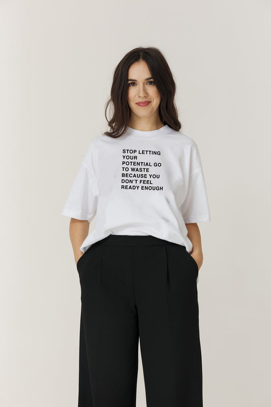 Tricou damă premium "Power of knowledge"