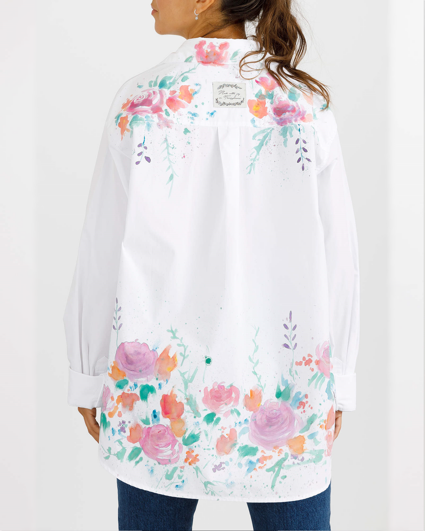 Women's open back shirt "Joy"