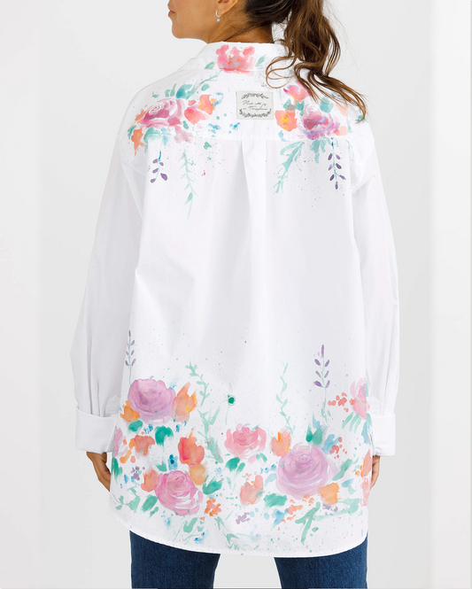 Women's open back shirt "Joy"