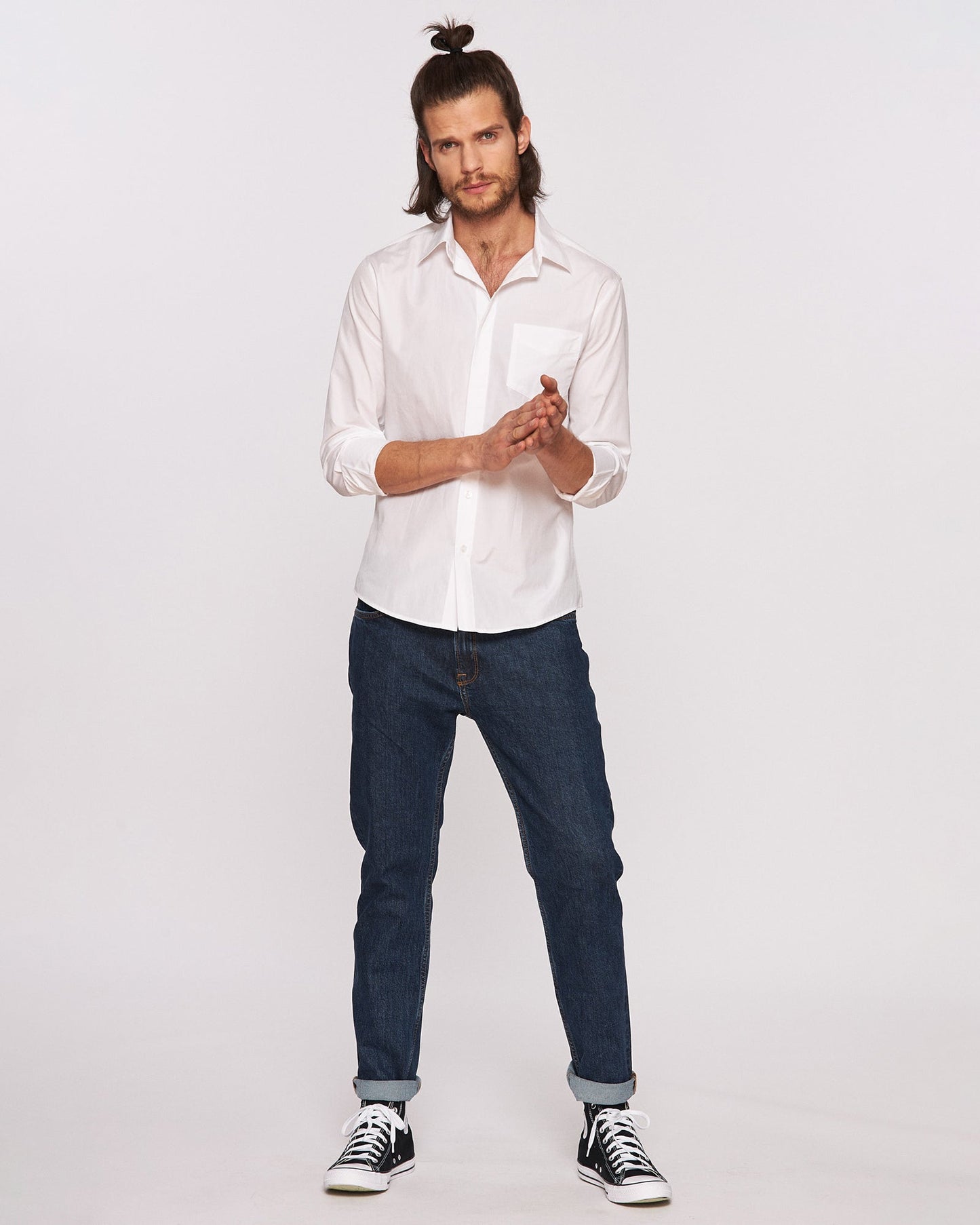 Cămașă bărbați pictată manual ’’Whom I Love’’