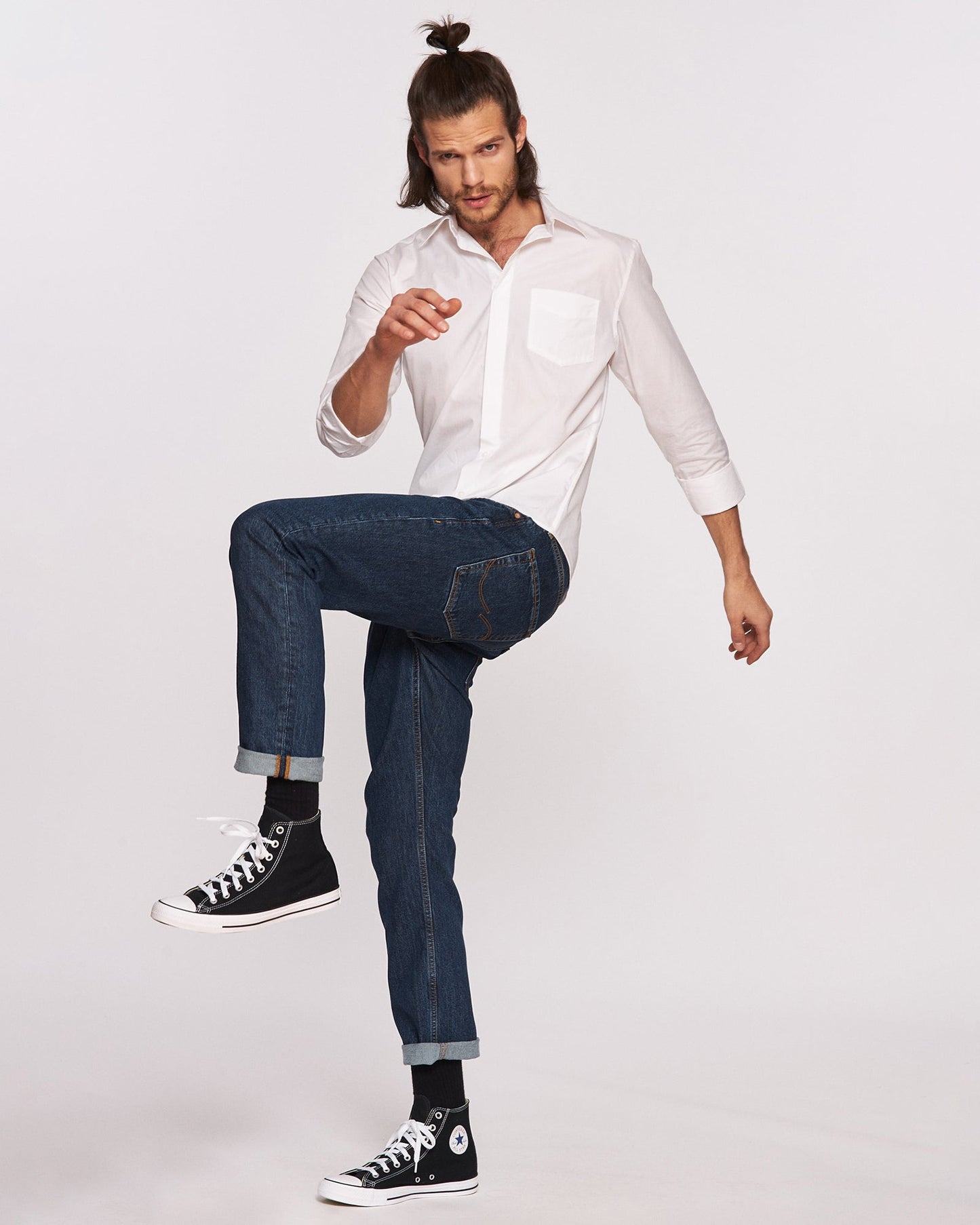 Cămașă bărbați pictată manual ’’Whom I Love’’