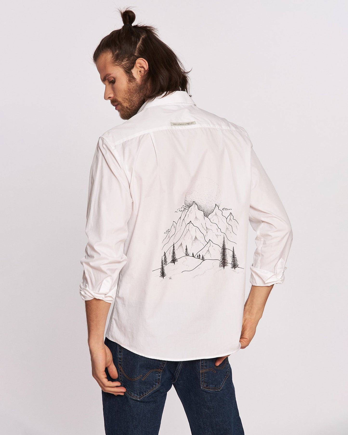 Gratitude Hand Painted Men's Shirt