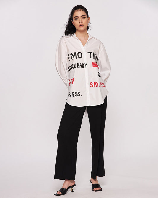 Cămașă damă pictată manual "Emotions"