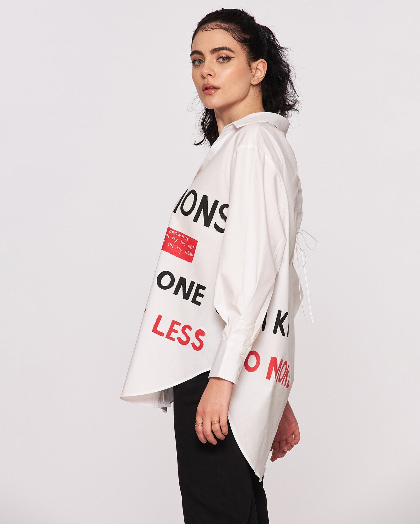 "Emotions" hand painted women's shirt