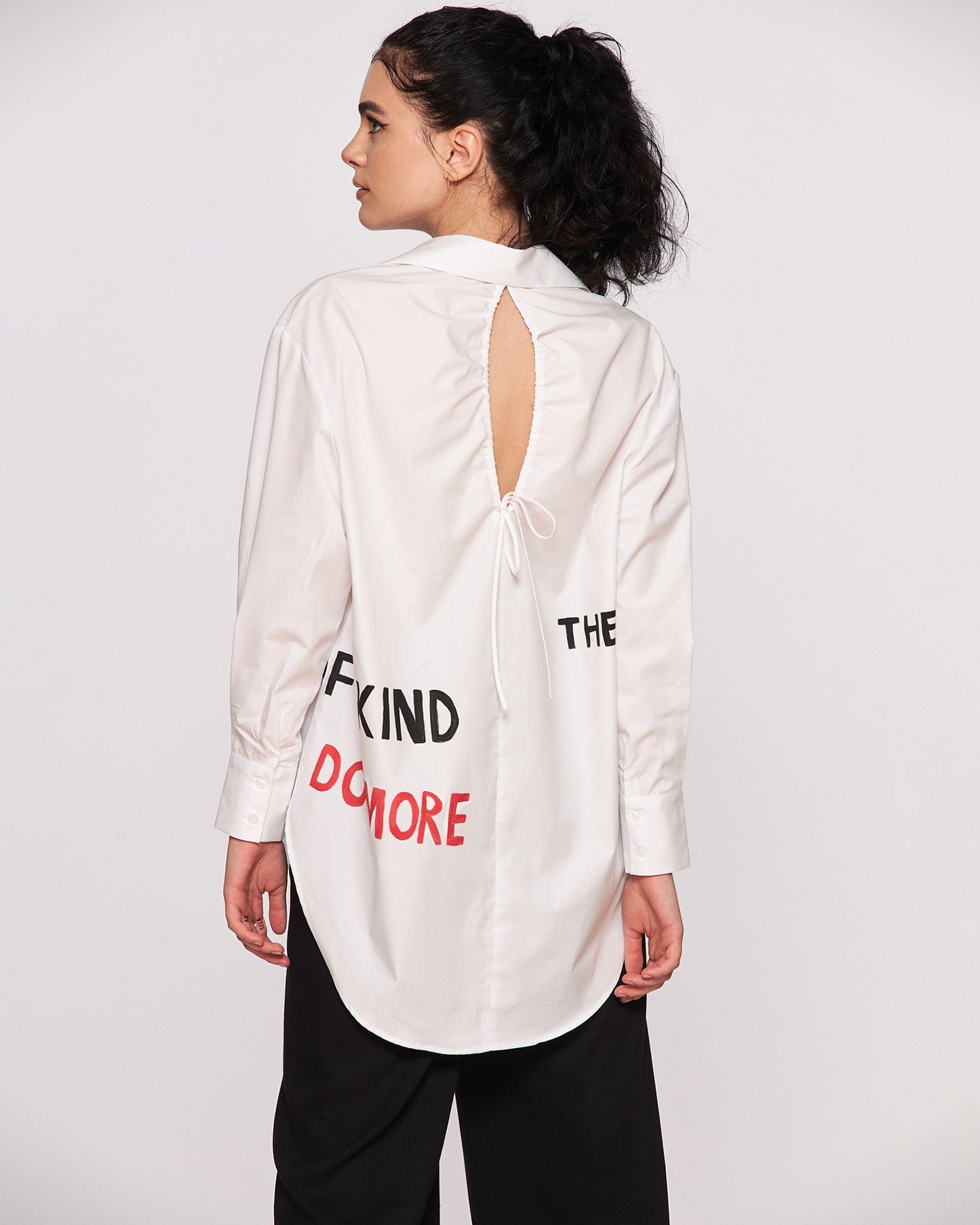 "Emotions" hand painted women's shirt