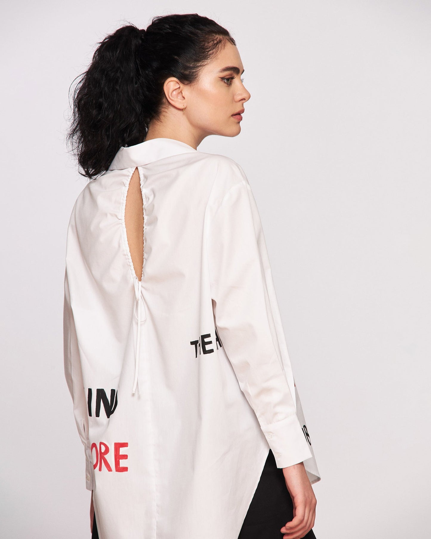 "Emotions" hand painted women's shirt