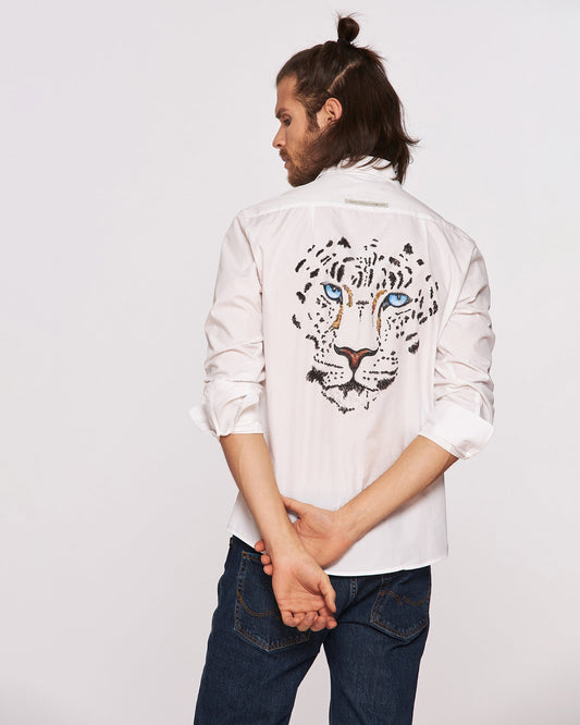 Cămașă bărbați pictată manual ’’Fearless"