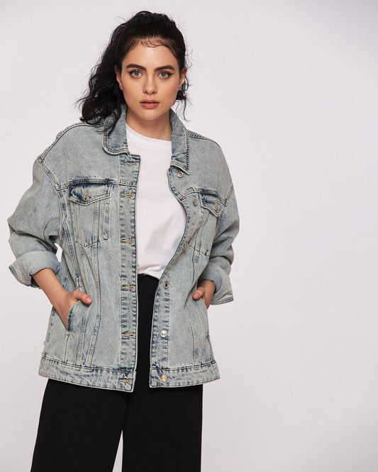 "Look at the stars" denim jacket