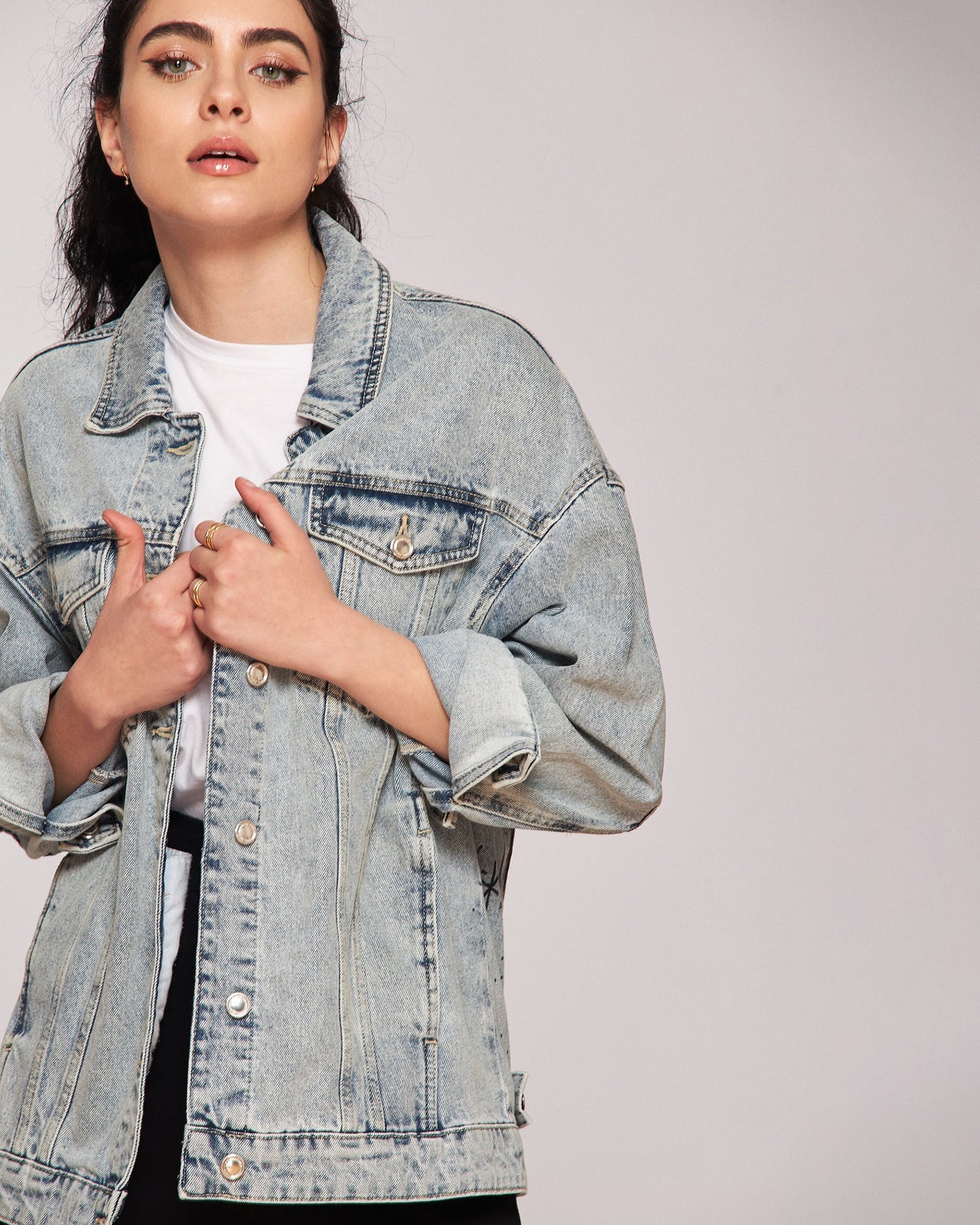 "Look at the stars" denim jacket