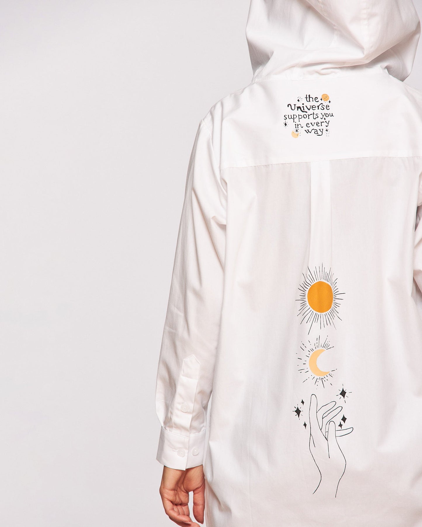 Unique hooded shirt "The fortune teller"