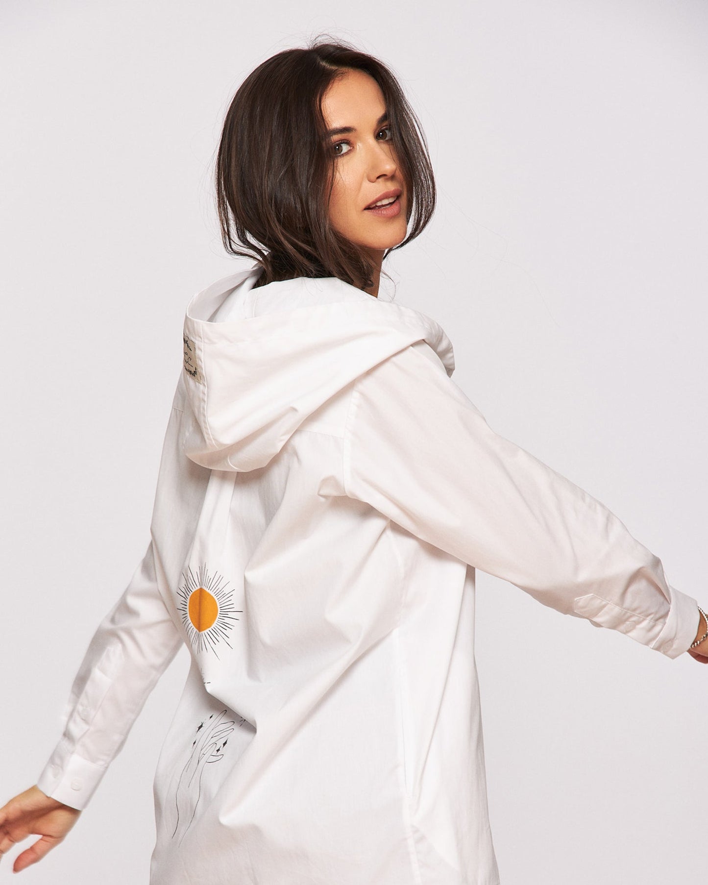 Unique hooded shirt "The fortune teller"