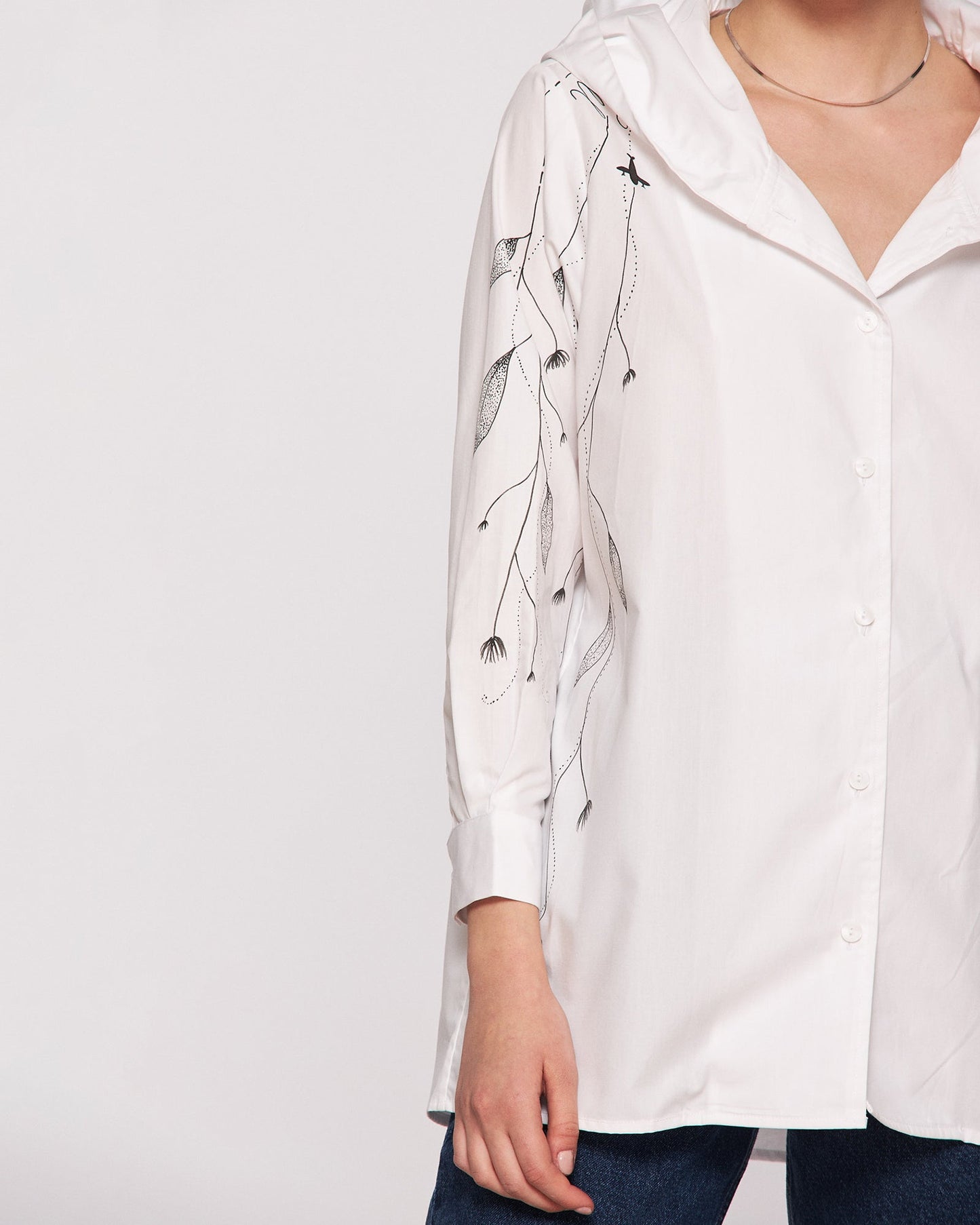 Cămașă damă cu glugă "Magic Thoughts"