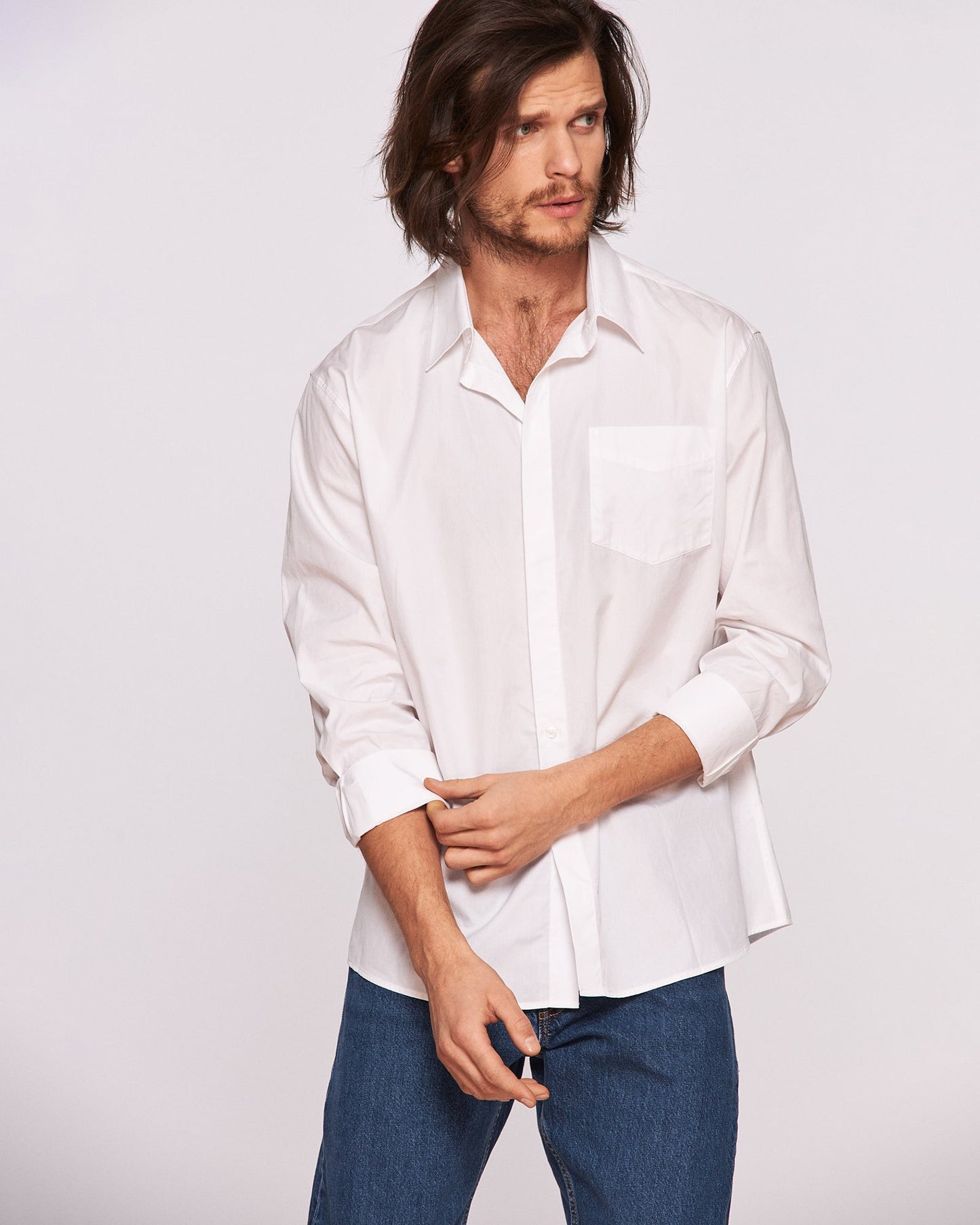 Cămașă bărbați pictată manual ’’Above the world’’