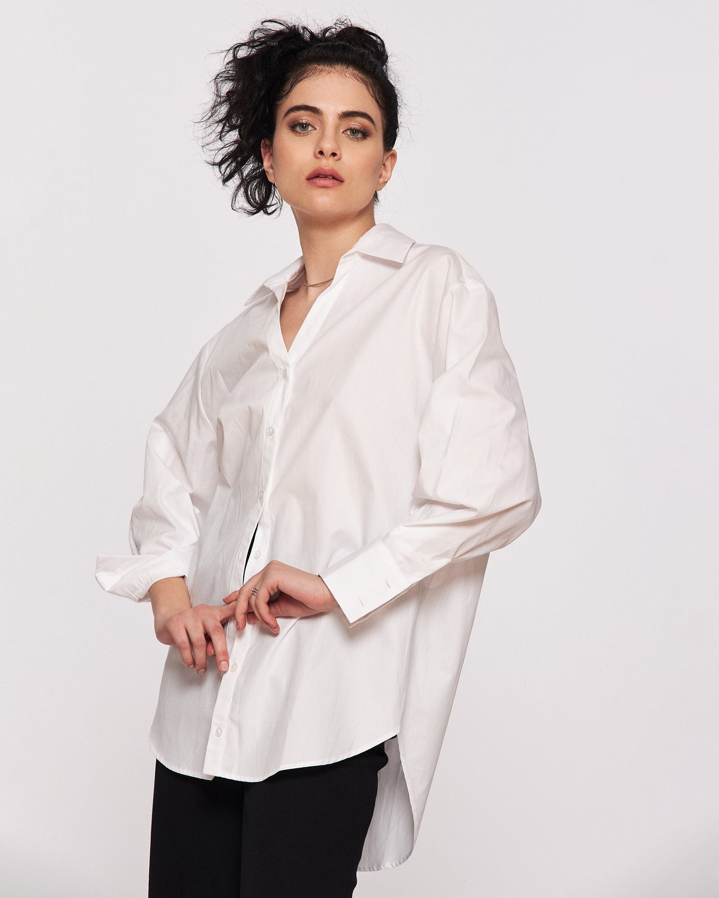 Women's oversized shirt "Travel girl"