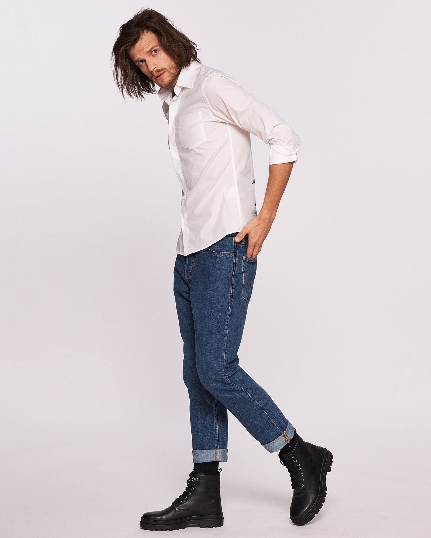 Cămașă bărbați pictată manual ’’Shadow’’