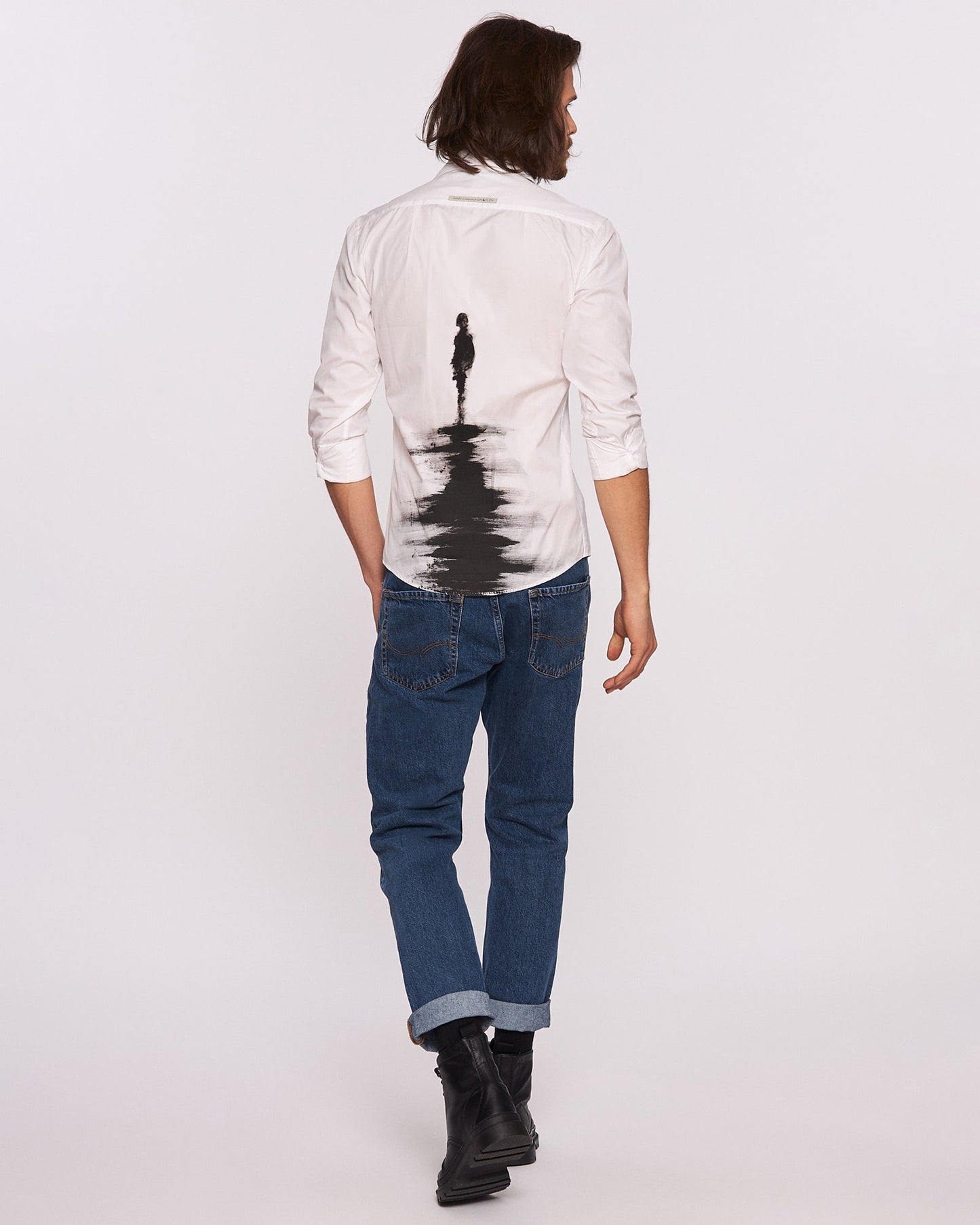 Cămașă bărbați pictată manual ’’Shadow’’